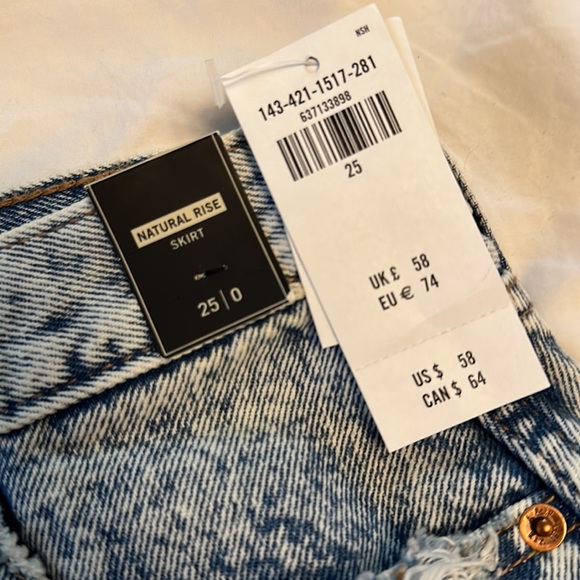 Abercrombie denim skirt BNWT - Picture 2 of 3